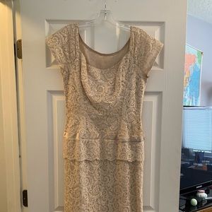 Vintage cream lace dress